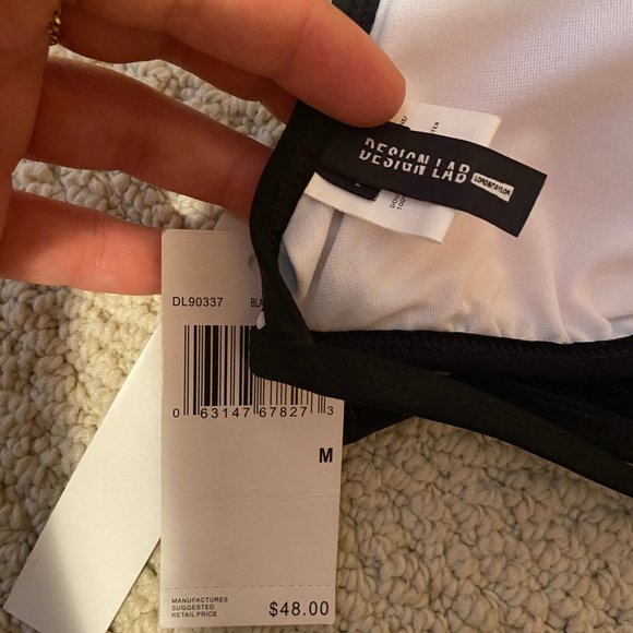 DESIGN LAB Geometric triangle bikini top - Picture 3 of 3